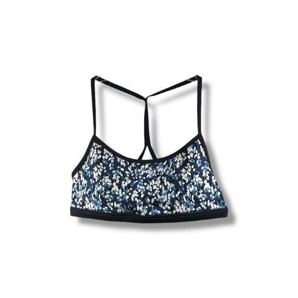 Johnny Was Calme NWT Endurance Sports Bra in Blue Print Size M